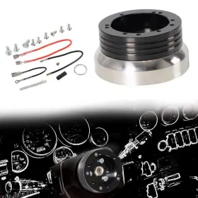 SW-1033-BK-RS GSTP Hole Billet Steering Wheel Hub Adapter
