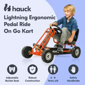 90107-U-C HAUCK Lightning Pedal Ride Go Kart Toy Boys Girls #2