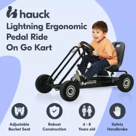 90109-U-A HAUCK Ergonomic Pedal Ride Go Kart Toy Boys Girls #2