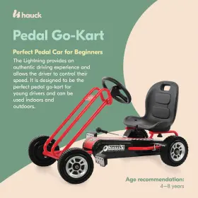 90202-U-A HAUCK Lightning Ergonomic Pedal Ride Go Kart Boys #2