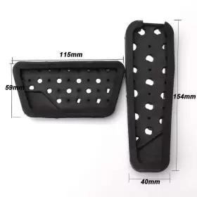 824382454141 HELOVMINE Gas Pedal Brake Pads Cover Performance #3