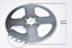 183884112803 HI-GEAR Sprocket Wheel Pitch Go Kart Rear Roller #2