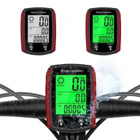 Hilceriy B0chbjl3zj Bike Computer Wired Mph Km/h Speedometer Odometer Auto Wake-up