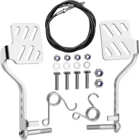 445008517564 HOWBOW Go Kart Throttle Brake Cable Pedal