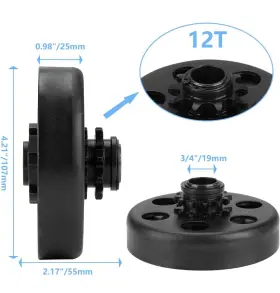 BUTOC004S ILONPA Centrifugal Clutch Go Kart Chain Mini Mike #2