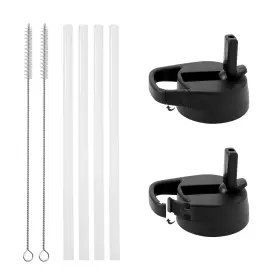 B0B7KJWCTH IRON FLASK Carabiner Straw Lid Mouth Insulated