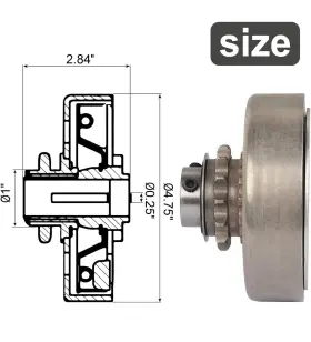 CL-14 J-R COLLECTION Go Kart Centrifugal Clutch Chain Pro Mx #2 CL-14 J-R COLLECTION Go Kart Centrifugal Clutch Chain Pro Mx #2