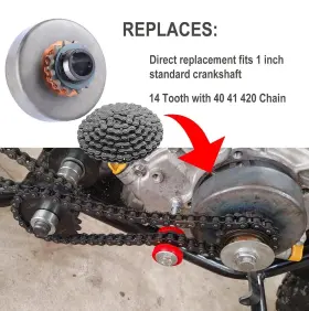 CL-14 J-R COLLECTION Go Kart Centrifugal Clutch Chain Pro Mx #3 CL-14 J-R COLLECTION Go Kart Centrifugal Clutch Chain Pro Mx #3