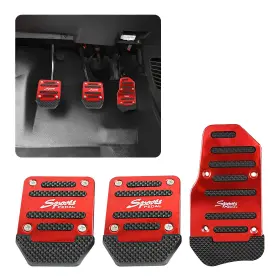 JEJTB201 JESENY Car Slip Alloy Pedal Pads Manual Automatic Pe
