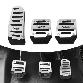 KOT38 JEWKOT Slip Car Pedal Alloy Gas Brake Pads Cover