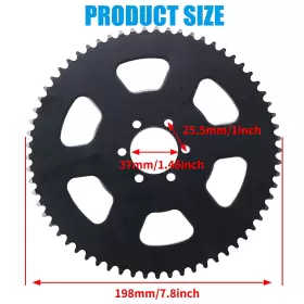 HLL-65T JINGKE Chain Rear Sprocket #2
