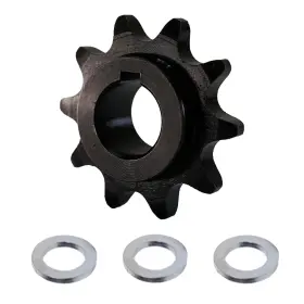 Jmchstore Jm-sp-10t 420 10t Sprocket And Spacer Kit With 5/8 Inch Bore For 20 30 Torque Converter Cvt