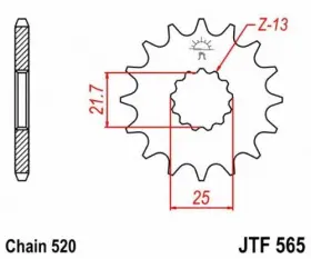 804773203114 JT Steel Front Sprocket #2