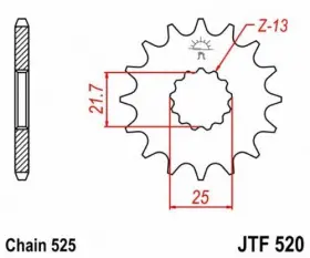 824225204353 JT Steel Front Sprocket #2 824225204353 JT Steel Front Sprocket #2