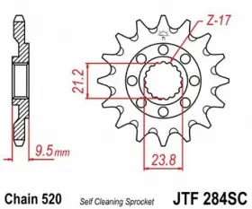824225206692 JT Steel Front Sprocket #2