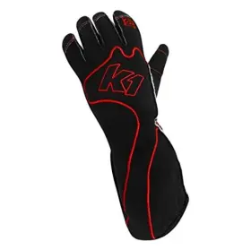 13-RS1-R-L K1 RACE GEAR Reverse Stitch Kart Racing Gloves