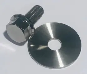 313036077084 KART SUPPLY Titanium Clutch Bolt Washer Predator