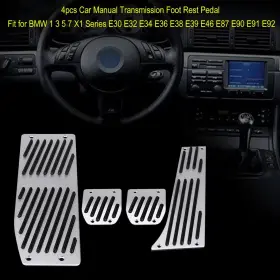 736077705691 KEENSO Car Pedal Set Manual Transmission Clutch #2