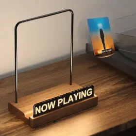 B0DTPH63VQ KORRTFID Playing Record Stand Light Up Album