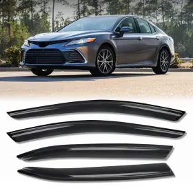 2548WDE070XUS KYX Rain Guards Car Outside Mount Window Visors