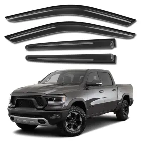 4508WDE072VUS KYX Rain Guards Car Outside Mount Window Visors