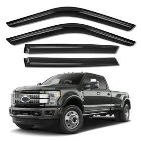 7133WDE092MUS KYX Rain Guards Car Outside Mount Window Visors
