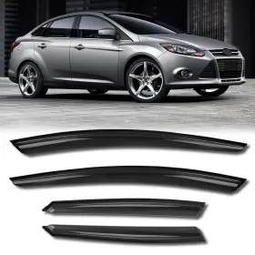 7288WDE0689US KYX Rain Guards Car Outside Mount Window Visors 7288WDE0689US KYX Rain Guards Car Outside Mount Window Visors