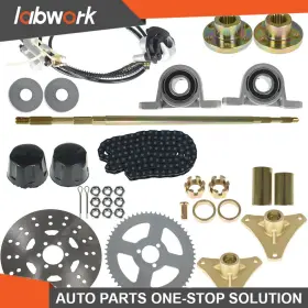 TL16802Q LABWORK Go Kart Rear Axle Chain Sprocket Brake Wheel #2 TL16802Q LABWORK Go Kart Rear Axle Chain Sprocket Brake Wheel #2