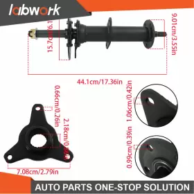 TL35435Q LABWORK Differential Rear Axle Stud Hub Go Kart Atv #3