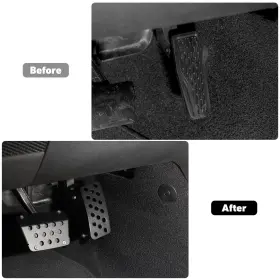 768641281096 LINSKIP Anti Slip Gas Pedal Extender Covers Rest #2