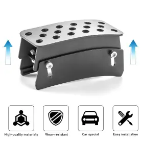 768641281096 LINSKIP Anti Slip Gas Pedal Extender Covers Rest #3