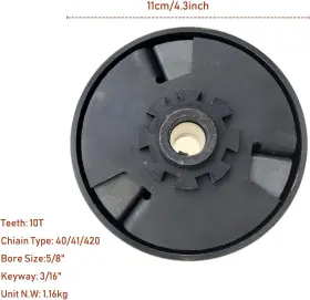 FA0011 LUCASNG Centrifugal Clutch Shaft Chain Sprocket 420 #2 FA0011 LUCASNG Centrifugal Clutch Shaft Chain Sprocket 420 #2