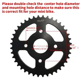 757611566103 LUPING Sprocket Mini Rear Drive Chain 420 #2