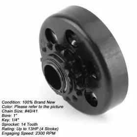G035-005-SL MADHORNETS Go Kart Centrifugal Clutch Chain 420 #3