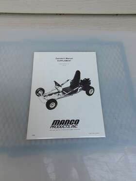 403-00 MANCO Go Kart Supplement Operator Manual