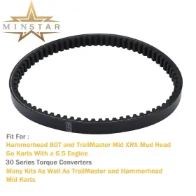 725231181266 MINSTAR Go Kart Drive Belt Hammerhead Xrx Mud #2