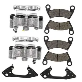 MK1001251 MISHON INC Front Left Right Brake Pad Caliper Set