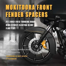 765074891595 MOKITDORA Front Fender Spacer Bracket Relocator #2
