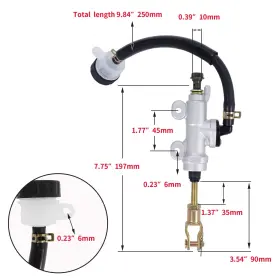 749789570822 MTATCN Rear Brake Master Cylinder Yerf Dog GX150 #2 749789570822 MTATCN Rear Brake Master Cylinder Yerf Dog GX150 #2