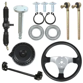 903036872556 MUNIRATER Steering Wheel Steel Gear Rack Pinion