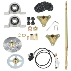 GS1562586FE MUPARKT Go Kart Rear Axle Chain Sprocket Kit #2