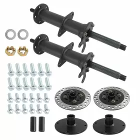 GS3295362FE MUPARKT Rear Axle Stud Hub Wheels Go Kart Atv Kit