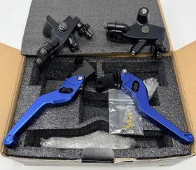 A010 MZS Lever Set Brake Cable Clutch Anodized