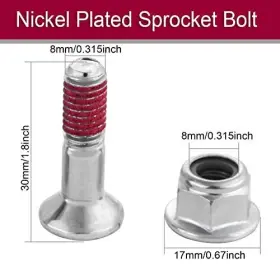 779640709016 NACHEE Sprocket Bolt Double Locked Fastening Kit #3