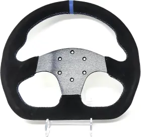 NWM-NH003SUEDEDSHAPEBLUE NEWWORLDMOTORING Steering Wheel Race
