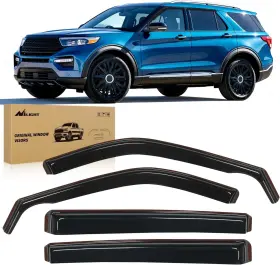 VENT-646 NILIGHT Window Deflectors Ford Explorer