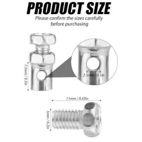 132895 NQEUEPN Clutch Brake Cable Throttle Ends Go Kart #2