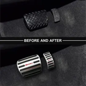 778862177467 NYZAUTO Anti Slip Pedal Pads Auto Kit A4 A5 A6 #2