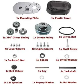 791809002790 OBUYTO Torque Converter Go Kart Clutch Set Chain #2