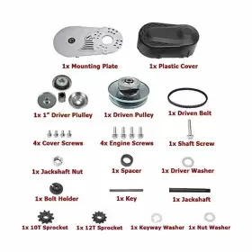 OBTO-MQLHQ-A0002 OBUYTO Torque Converter Go Kart Pulley Kit #2